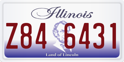 IL license plate Z846431