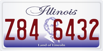 IL license plate Z846432