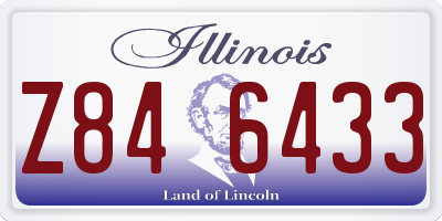 IL license plate Z846433