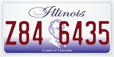 IL license plate Z846435
