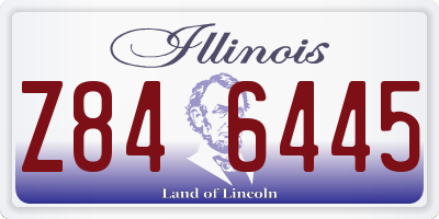 IL license plate Z846445