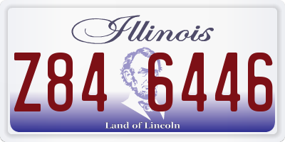 IL license plate Z846446