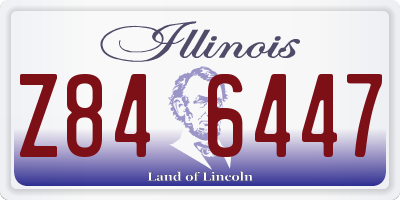 IL license plate Z846447