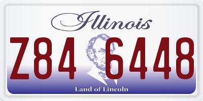IL license plate Z846448