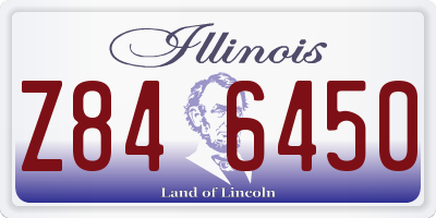 IL license plate Z846450