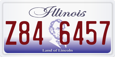 IL license plate Z846457