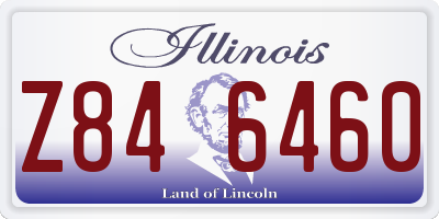 IL license plate Z846460