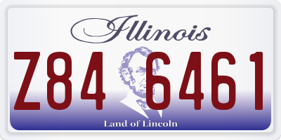 IL license plate Z846461