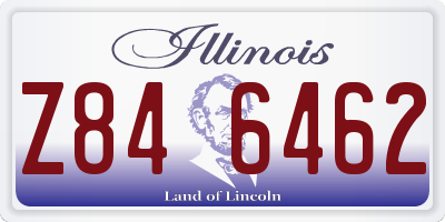 IL license plate Z846462