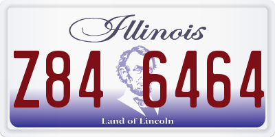 IL license plate Z846464