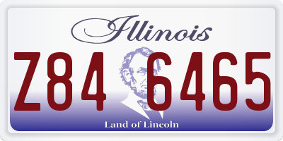 IL license plate Z846465