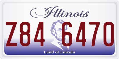 IL license plate Z846470