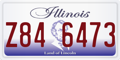 IL license plate Z846473