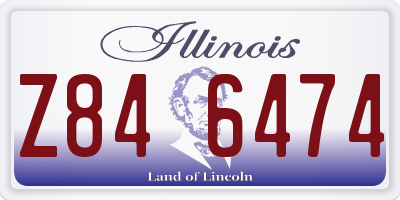 IL license plate Z846474