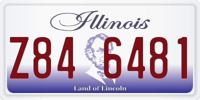 IL license plate Z846481