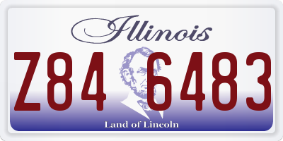 IL license plate Z846483