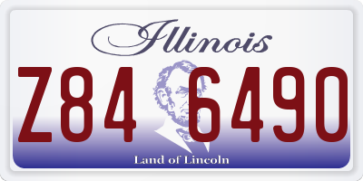 IL license plate Z846490