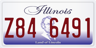 IL license plate Z846491