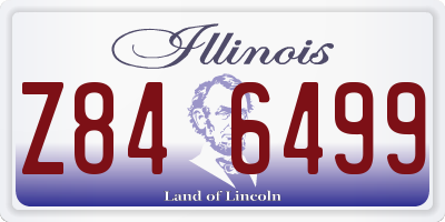 IL license plate Z846499