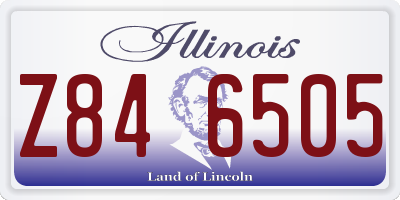 IL license plate Z846505