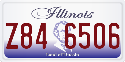 IL license plate Z846506