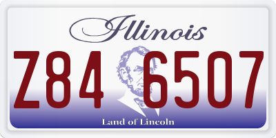 IL license plate Z846507