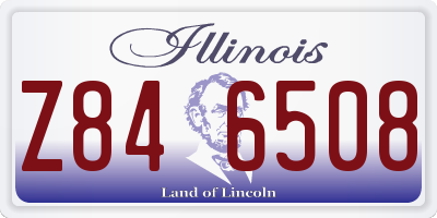 IL license plate Z846508