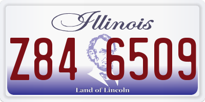 IL license plate Z846509