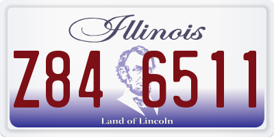 IL license plate Z846511