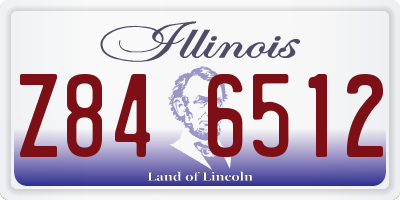 IL license plate Z846512