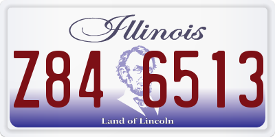 IL license plate Z846513