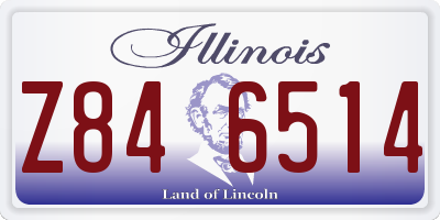 IL license plate Z846514