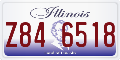 IL license plate Z846518