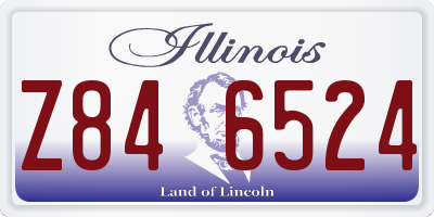 IL license plate Z846524