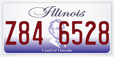 IL license plate Z846528