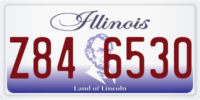IL license plate Z846530