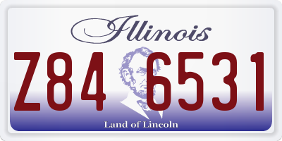IL license plate Z846531