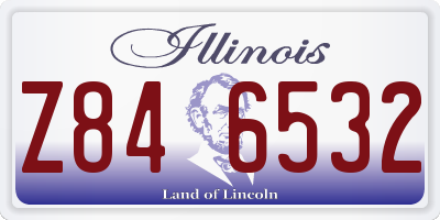 IL license plate Z846532