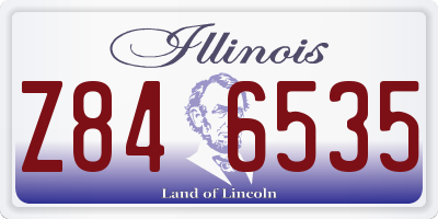 IL license plate Z846535