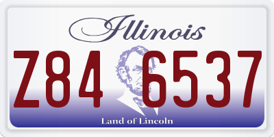 IL license plate Z846537