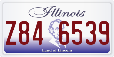 IL license plate Z846539
