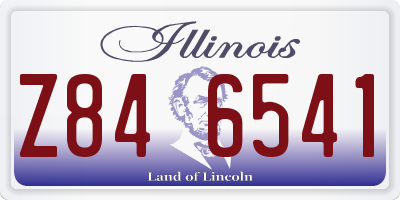 IL license plate Z846541