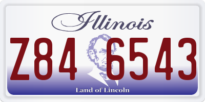 IL license plate Z846543