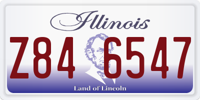 IL license plate Z846547