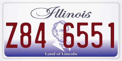 IL license plate Z846551