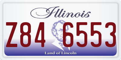 IL license plate Z846553