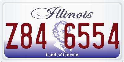IL license plate Z846554