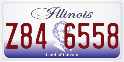 IL license plate Z846558