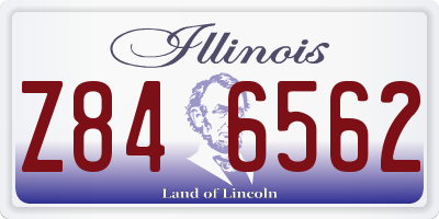 IL license plate Z846562