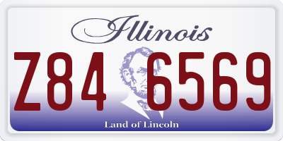 IL license plate Z846569